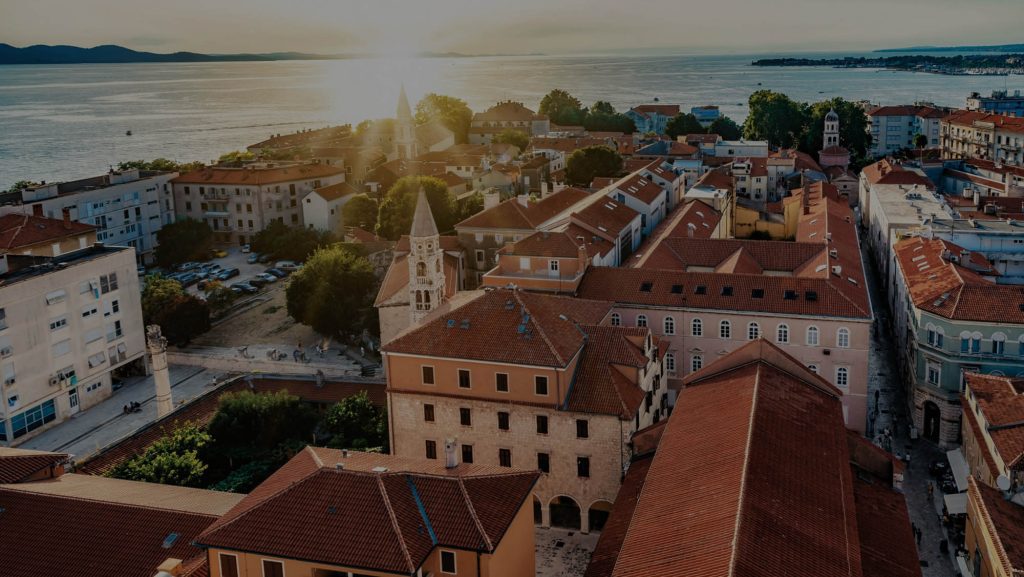 A view of the stunning Borik Zadar - Zadar Croatia - Zadar Kroatien.